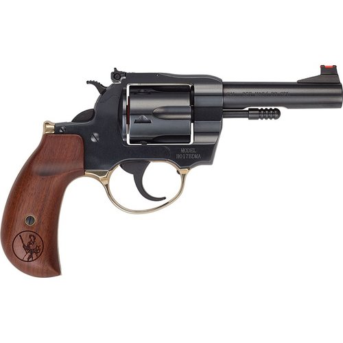 .357 Magnum/.38 SPL revolver, jossa yhdistyvät amerikkalaisen pähkinäpuun lämpö, perinteinen tuplatoimintamekanismi ja Henryn käsityötaidon tyyli.