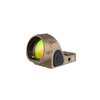 Trijicon SRO on kestävä LED-refleksikohdistin, jossa on laaja näkökenttä, selkeä punainen piste ja helppo säätö, täydellinen tarkkuusammuntaan.