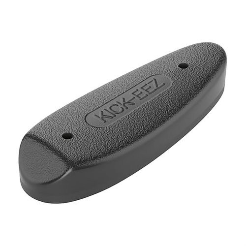 KICK-EEZ:n SPORTING CLAYS RECOIL PAD vaimentaa rekyyliä Sorbothane-materiaalin ansiosta ja helpottaa aseen olkapäälle nostamista ainutlaatuisen muotoilun vuoksi.