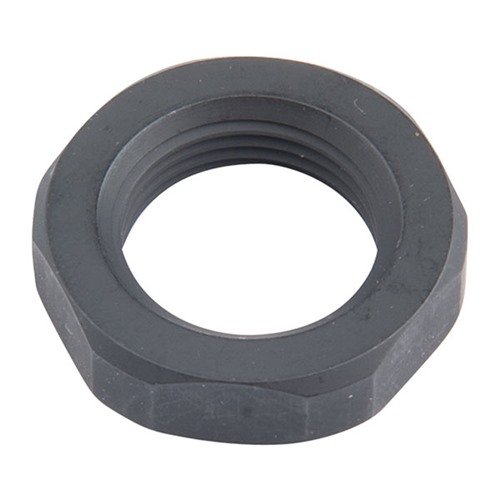 .750 JAM NUT 1/2-28" on korkealaatuinen hex-jam-nut, joka mahdollistaa äänenvaimentimien tarkkuuden. Saatavana mustana tai ruostumattomasta teräksestä.