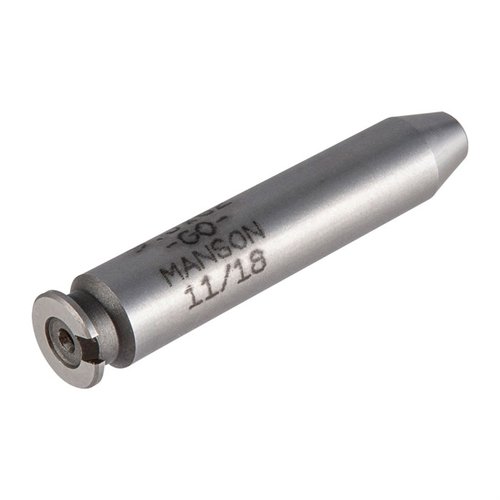 Manson Precision Rimless Cartridge Headspace Gauge takaa tarkan mitoituksen, kestävä rakenne ja laaja kaliiberivalikoima, varmistaen aseesi turvallisuuden ja suorituskyvyn.