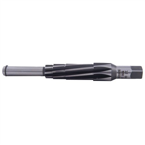 Nopea ja tarkka choke-putkien asennus 12-gauge Rem-Choke Reamerilla. Tarkkuus teräksestä, vaihdettavat pilot bushings ja parempi leikkuunopeus.