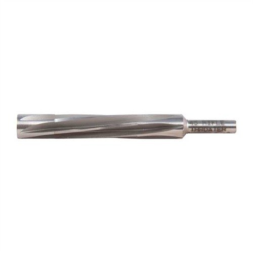 .449" pilot diameterin THROATING REAMERS, valmistettu M7 teräksestä, tarjoaa tarkkuutta ja mahdollisuuden mukauttaa kammioita ei-standardisille luodeille.