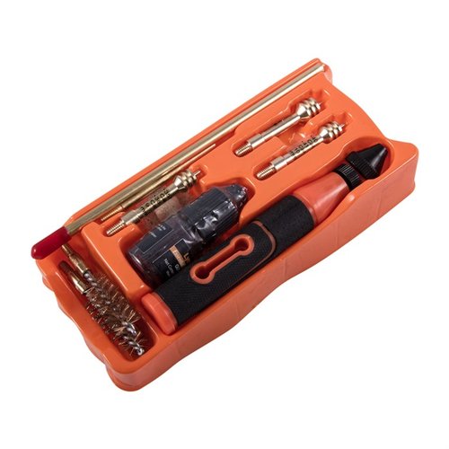 Lymanin Multi-Caliber Pistol Cleaning Kit on kätevä puhdistussarja, joka sisältää kaikki tarvittavat työkalut useiden pistoolikaliberien puhdistamiseen.