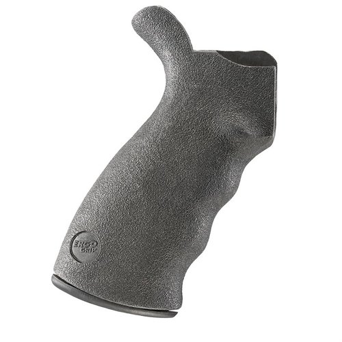 AR-15 ORIGINAL ERGO GRIP-RIGID parantaa laukaisua ja rekyylikontrollia ergonomisen muotoilun, sormiväliin ja kämmenen pullistumien ansiosta.