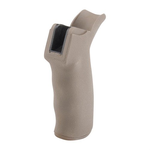 Ergo Grip-SureGrip® tarjoaa ergonomisen muotoilun, erinomaisen pidon ja mukautuvan rakenteen, joka parantaa ampumamukavuutta ja tarkkuutta.