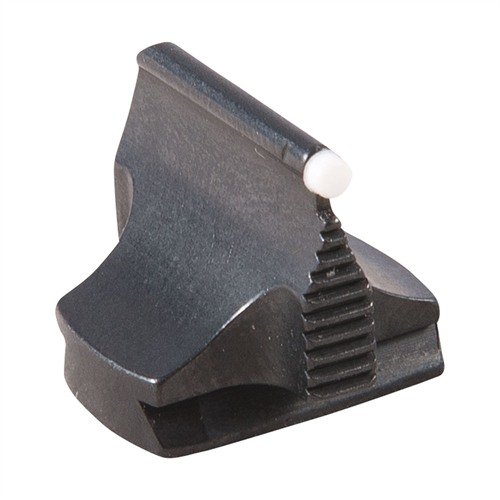 Tarkkuusvalmistetut RIFLE BARREL MOUNTED 1/16" 50-W FRONT SIGHT -et ovat teräksisiä, kauniisti sinistettyjä ja sopivat suoraan piippuun asennettavaksi.