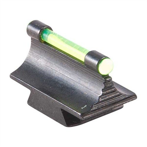 Tarkkuusvalmistetut RIFLE FIBER OPTIC GLOW 37-MR etusiteet teräksestä, hienosti muotoiltu, saatavilla oranssina ja vihreänä, täydellinen ampumiseen.