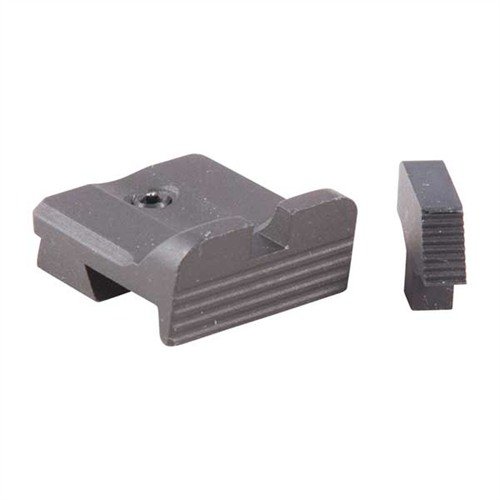 MGW 1911 FIXED BLACK SIGHT SETS tarjoavat helpon asennuksen ja matalan profiilin, korvaten alkuperäiset sightsit vaivattomasti ja nopealla tähtäyksellä.
