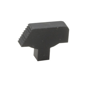 MGW:n 1911 FRONT SIGHT ONLY SERRATED RAMP PLAIN BLK WIDE TENON - etusijainti, joka korvataan helposti 1911 Auto -mallin alkuperäisillä näkösuojilla.