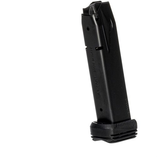 SIG P226 9MM 20-RD MAG on MEC-GAR: kestävä hiiliteräksestä valmistettu, TIG-hitsattu ja lämpökäsitelty, täydellinen valinta luotettavaksi lisävarusteeksi.