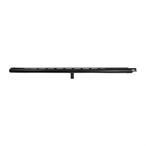 MOSSBERG Matte Blue, Vent Rib, Ported, Bead, 12 Gauge 28" Accu-Mag tarjoaa erinomaisen tarkkuuden ja luotettavuuden, täydellinen valinta metsästykseen ja ampumaharjoituksiin.