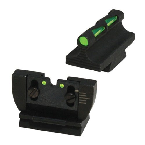 HIVIZ LITEWAVE sight set Ruger® 10/22® tarjoaa vaihdettavat värit, taittuvan takatähtäimen ja korkeussäädön, sopii kaikkiin standardi RUGER® 10/22® malleihin.