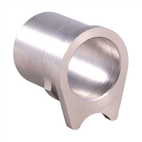 NOWLIN 1911 ruostumattomasta teräksestä valmistetut barrel bushings parantavat slide/barrel -sovittamista, mikä takaa paremman tarkkuuden ja luotettavan lukituksen.