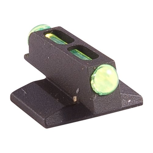 FIBER OPTIC FRONT SIGHT GREEN tarjoaa erinomaisen valon keräyskyvyn, kirkkaan hehkun tummia taustoja vastaan ja nopean tähtäyksen jopa heikossa valaistuksessa.