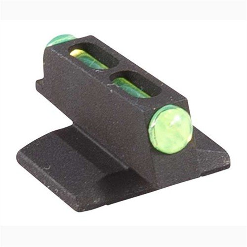 FIBER OPTIC FRONT SIGHT GREEN hyödyntää ympäröivää valoa tarjoten kirkkaan hehkun, joka auttaa tähtäämään nopeasti myös heikossa valossa. Yhteensopiva Colt 1911:n kanssa.