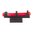 NOVAK FIBER OPTIC FRONT SIGHT, RED, .150" HIGH, FITS TAURUS 1911