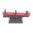 NOVAK FIBER OPTIC FRONT SIGHT, RED, .150" HIGH, FITS KIMBER 1911