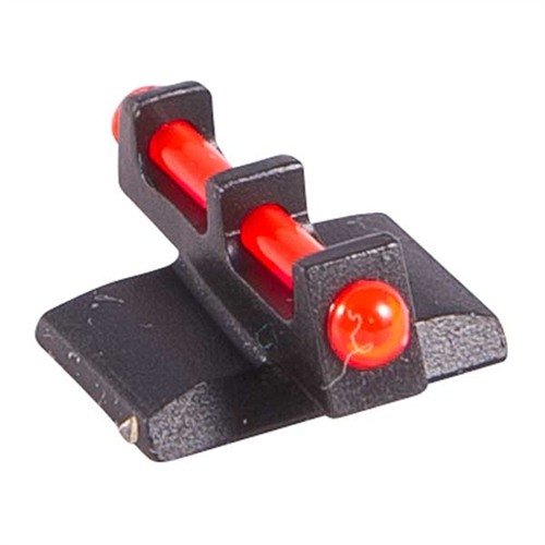 FIBER OPTIC FRONT SIGHT, punainen, .175" korkea, optimoi valon keräämisen, tarjoaa kirkkaan hehkun ja nopean kohdistuksen myös heikossa valaistuksessa.