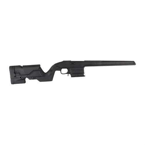 Säädettävä Archangel Opfor -kanta Mosin-Nagant M1891:ssä, kestävä polymeerimateriaali, ergonominen muotoilu, säädettävä pituus ja poskipatja.