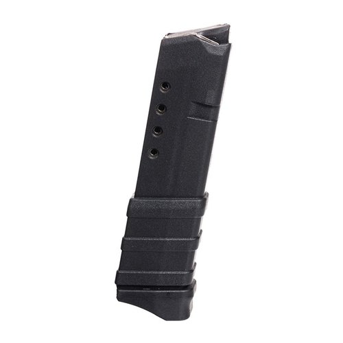 Glock 43: Kestävä Zytel-polymeerimateriaali, 50-laukkuinen rumpu, teräksinen ylätorni ja ruostumaton teräksinen jousi – lisää ampumisaikaa vähemmällä lataamisella!