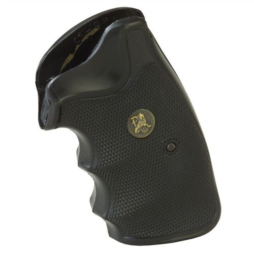 PACHMAYR PROFESSIONAL GRIPS CI-GP tarjoavat erinomaisen tuntuman ja palautteen vaimennuksen pienemmille käsille, checkered-muotoilu ja kultainen emblem.