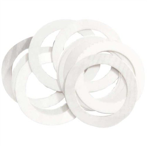 .002" (.051mm) paksuiset ruostumattomasta teräksestä valmistetut CYLINDER BEARINGS poistavat helposti ylimääräisen cylinder/yoke endplayin, parantaen aseesi tarkkuutta.