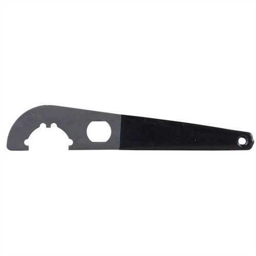 Kestävä teräksinen AR-15 M4 STOCK WRENCH mahdollistaa A4-kastelipultin vaivattoman asennuksen ja vanhan laajennustubun poistamisen ilman vaurioita.