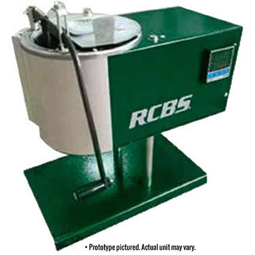 RCBS Pro-Melt-2™ sulatusuuni tarjoaa vaivattoman sulatuksen ja sekoituksen lyijyseoksille, digitaalinen lämpötilan säätö ja 25 lb kapasiteetti.