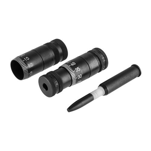 PRECISION MIC -patruunan headspace-työkalu mahdollistaa tarkat säädöt shoulder bump -arvoon, mukaan lukien istutus syvyyden työkalu.