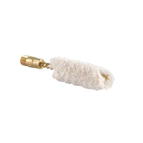 DEWEY:n Shotgun Bore Mops ovat 100 % puuvillaa, messinkiytimillä ja liitoksilla, ja ne sopivat standardeihin 5/16-27 shotgun rod -kierteisiin.