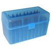 MTM CASE-GARDin Flip Top Rifle Ammo Box on valmistettu kestävästä polypropeenista, jossa on 25 vuoden takuu, Snap-Lock-lukitus ja teksturoitu pinta helpottamaan käsittelyä.