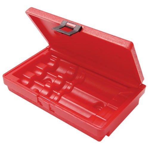 DIE BOX, DELUXE 3-DIE STORAGE BOX on täydellinen säilytysratkaisu Forster Dies ja Micro-tyylisille dieille, jopa pitkille Ultra Mag -dieille ilman purkamista.