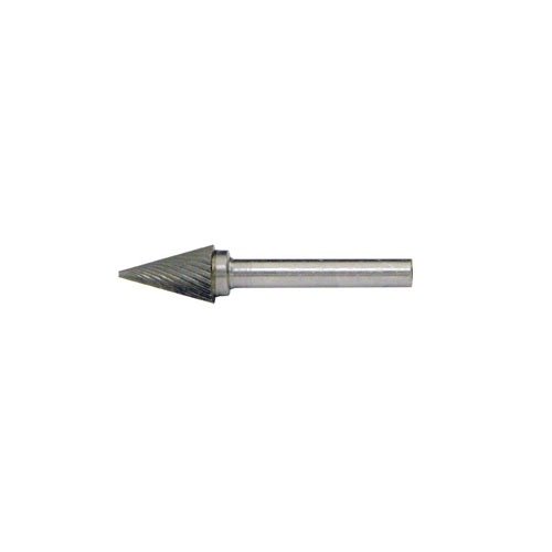 SINCLAIR CARBIDE VLD case mouth chamfering tool on ergonomisessa kahvassa, 28 asteen karbiditerä valmistaa patruunat VLD- ja boat tail -kuulia varten.