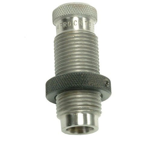 PROFILE CRIMP HANDGUN DIES tarjoaa tiukemman ja tasaisemman roll type crimpin, mikä takaa parhaan mahdollisen lopputuloksen 45 AUTO RIM -patruunoille.