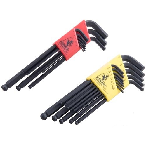 Bondhus BallDriver® Hex Key L-Wrench Setit tarjoavat kestäviä ja tarkkoja työkaluja, joissa on 25 asteen kulma pääsy tiukoissa paikoissa.