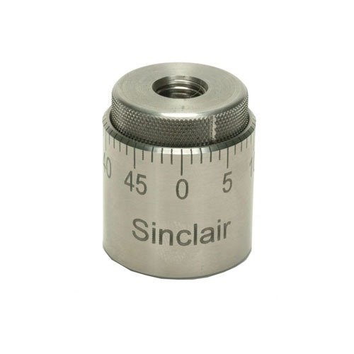 Sinclair Micrometer Top muuttaa L.E. Wilson seatersit mikrometriseattereiksi, ruostumattomasta teräksestä, tarkkuus 0.001 tuumaa, helppo käyttää.