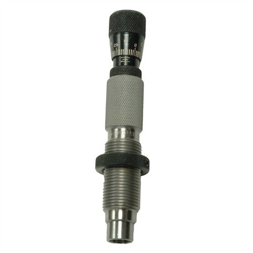 Reddingin Competition Seater Die 9mm Luger tarjoaa tarkkuusistutuksen, helposti säädettävän mikrometrin ja yhteensopivuuden useimpien progressiivisten latauspressien kanssa.