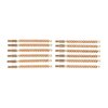 Dozen Pack Bronze Rifle Brushes, 22 Caliber, 8-32M, on 12 pakkauksessa, tarjoaa tehokkaan puhdistuksen ja pitkäikäisyyden aseesi hoitoon.