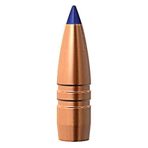 TIPPED TSX® 25 CAL - kaikki kuparirakenteen hyödyt, nopea laajeneminen, 28% syvempi läpäisy ja parannettu tarkkuus polymer tip boat tail -muotoilulla.