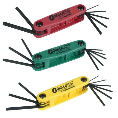 Bondhus Gorilla Grip® Wrench Set tarjoaa ergonomiset kahvat, kolmiportaisen työkalusarjan ja kestävän rakenteen, täydellinen asehuoltoon ja kokoamiseen.
