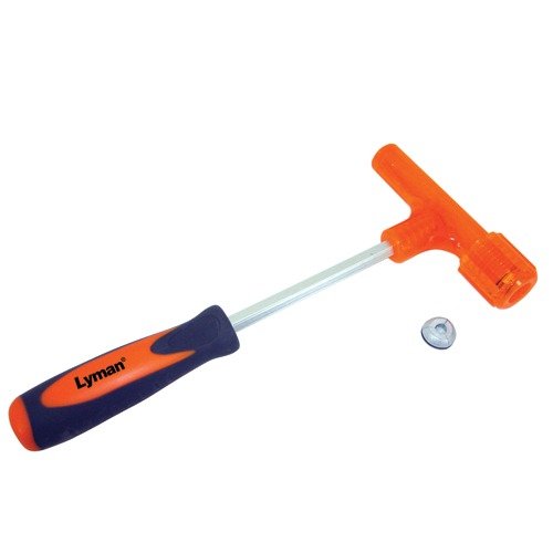 Lyman Magnum Inertia Bullet Puller poistaa helposti projektileja kaikista patruunoista vaurioittamatta kuoria tai luoteja, mukavalla ja pitävällä kahvalla.