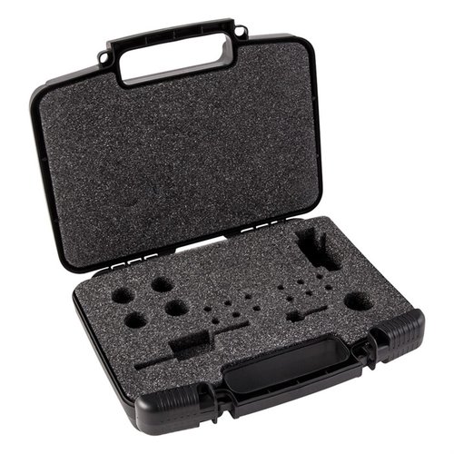 NECK TURNING KIT CASE pitää kaikki neck turning -työkalut ja tarvikkeet järjestyksessä, helpottaen niiden käyttöä ja parantaen tarkkuutta.