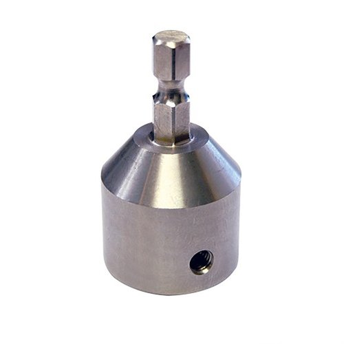 Sinclair Case Trimmer Carbide Cutter Power Adapter nopeuttaa hylsyjen leikkaamista ja poistaa tarpeen mustalle Delrin™-pesälle, toimii vain Carbide Cutter Upgrade Kitin kanssa.