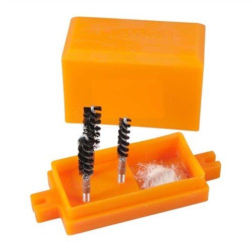 CASE NECK DIPPER - Mica-pohjainen kuiva voiteluaine vähentää expander ball -kitkaa, estää kaulan venymistä ja materiaalin hävikkiä. Mukana 3 harjaa.