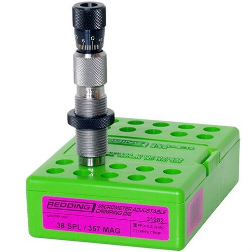 Reddingin Micrometer Adjustable Profile Crimp Die tarjoaa tarkan säätömahdollisuuden, mikä tekee lataamisesta nopeaa ja vaivatonta, jopa tiukoissa tiloissa.