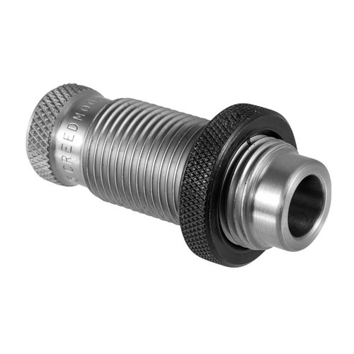 Redding 6.5mm Creedmoor National Match Taper Crimp Die tarjoaa tasaisen taper crimpin, joka pitää luodin paikallaan vahingoittamatta patruunan pituutta.