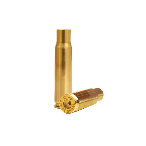 .338 Federal brass Starlinelta tarjoaa johdonmukaisuutta ja huippuluokan suorituskykyä, suunniteltu metsästyslatauksiin, 100 kpl pussissa.