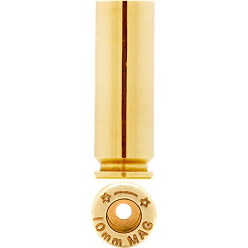 Starline 10MM Magnum Brass on kestävä, pidennetty 10mm Auto, joka tarjoaa huippulaadukasta messinkikotelointia 40 vuoden kokemuksella.