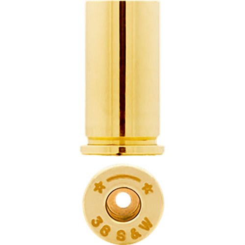 .38 S&W BRASS Starlinelta tarjoaa huipputason laatua yli 40 vuoden kokemuksella. Tämä ei sovi 38 SPECIAL:iin, vaan on ihanteellinen .38 Colt New Police -käyttöön.